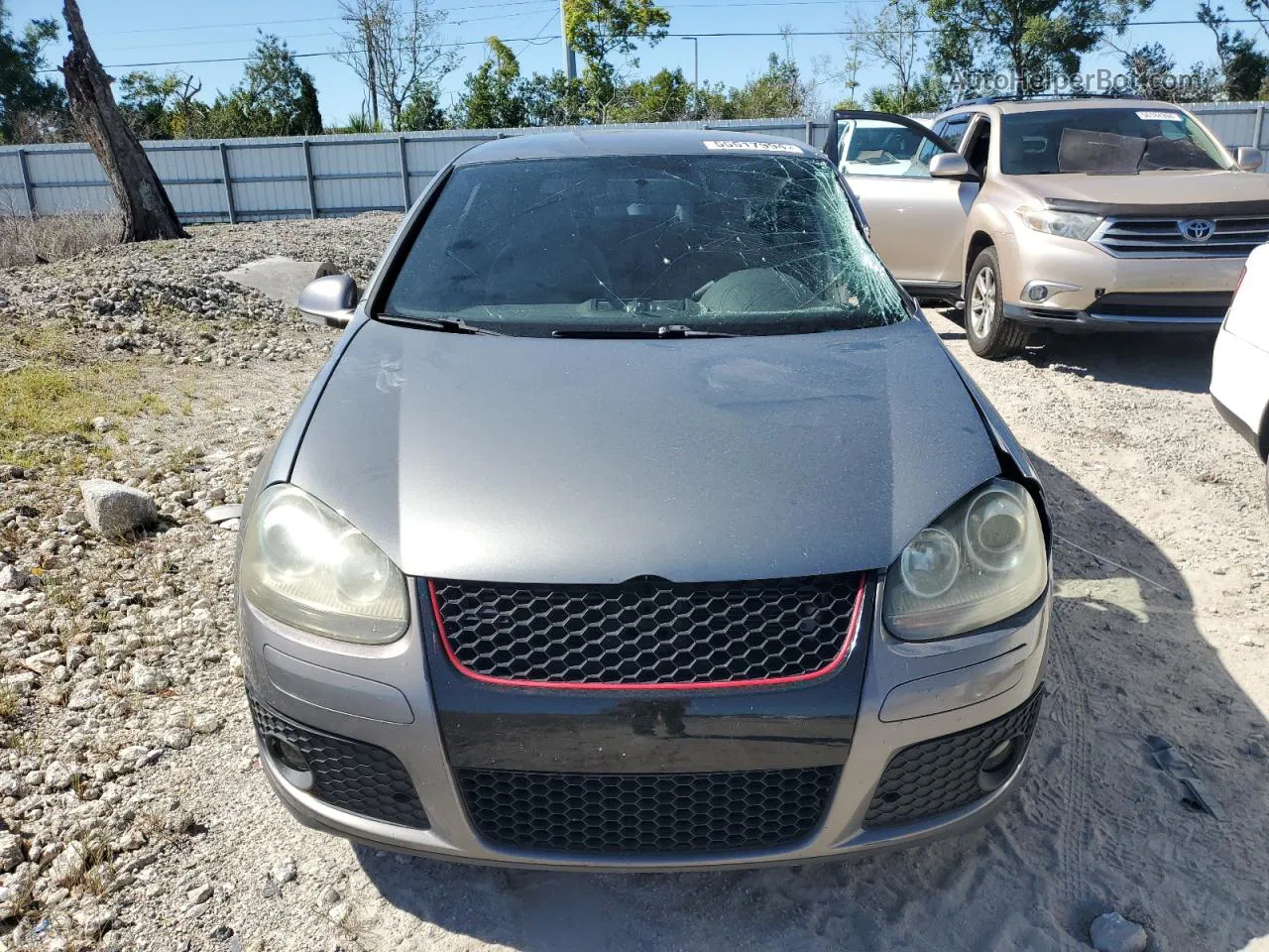 2008 Volkswagen Gti  Gray vin: WVWFV71K08W334056