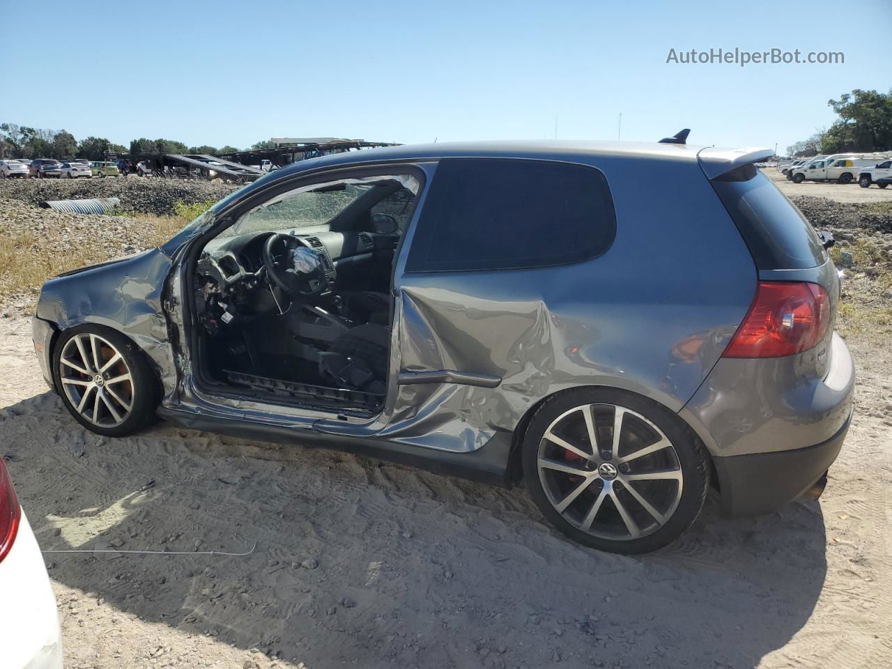 2008 Volkswagen Gti  Gray vin: WVWFV71K08W334056