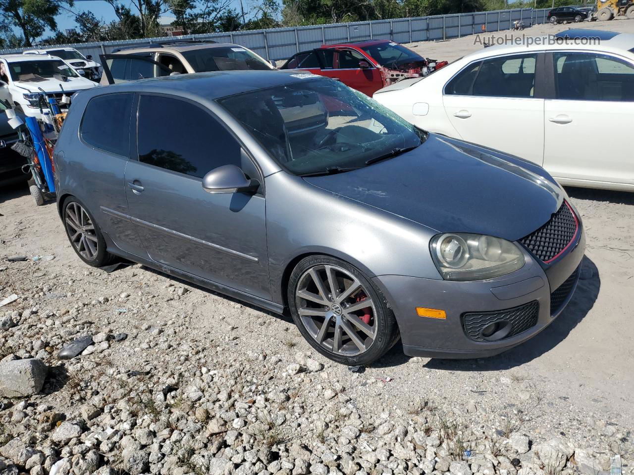 2008 Volkswagen Gti  Gray vin: WVWFV71K08W334056