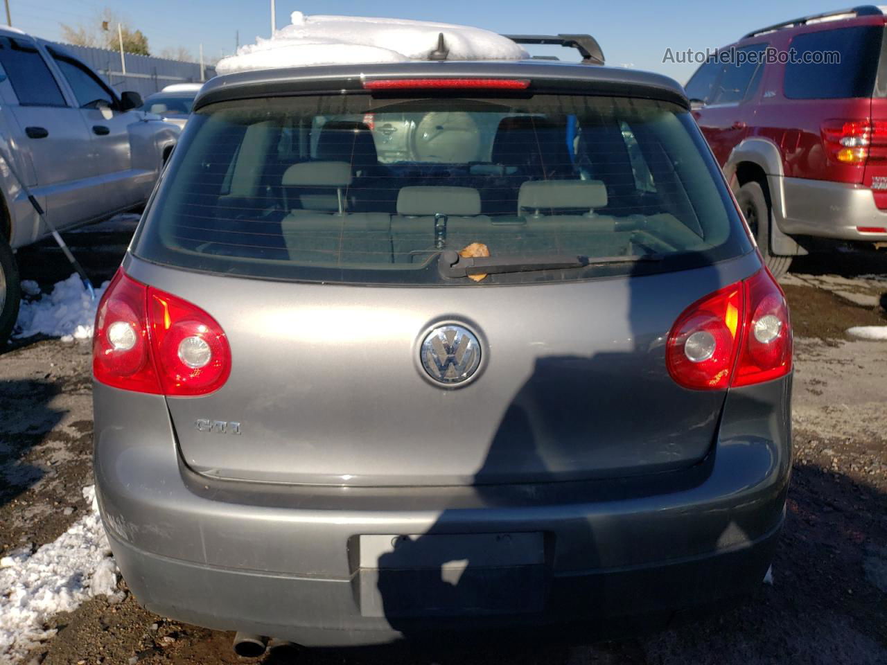 2009 Volkswagen Gti  Gray vin: WVWFV71K09W124767