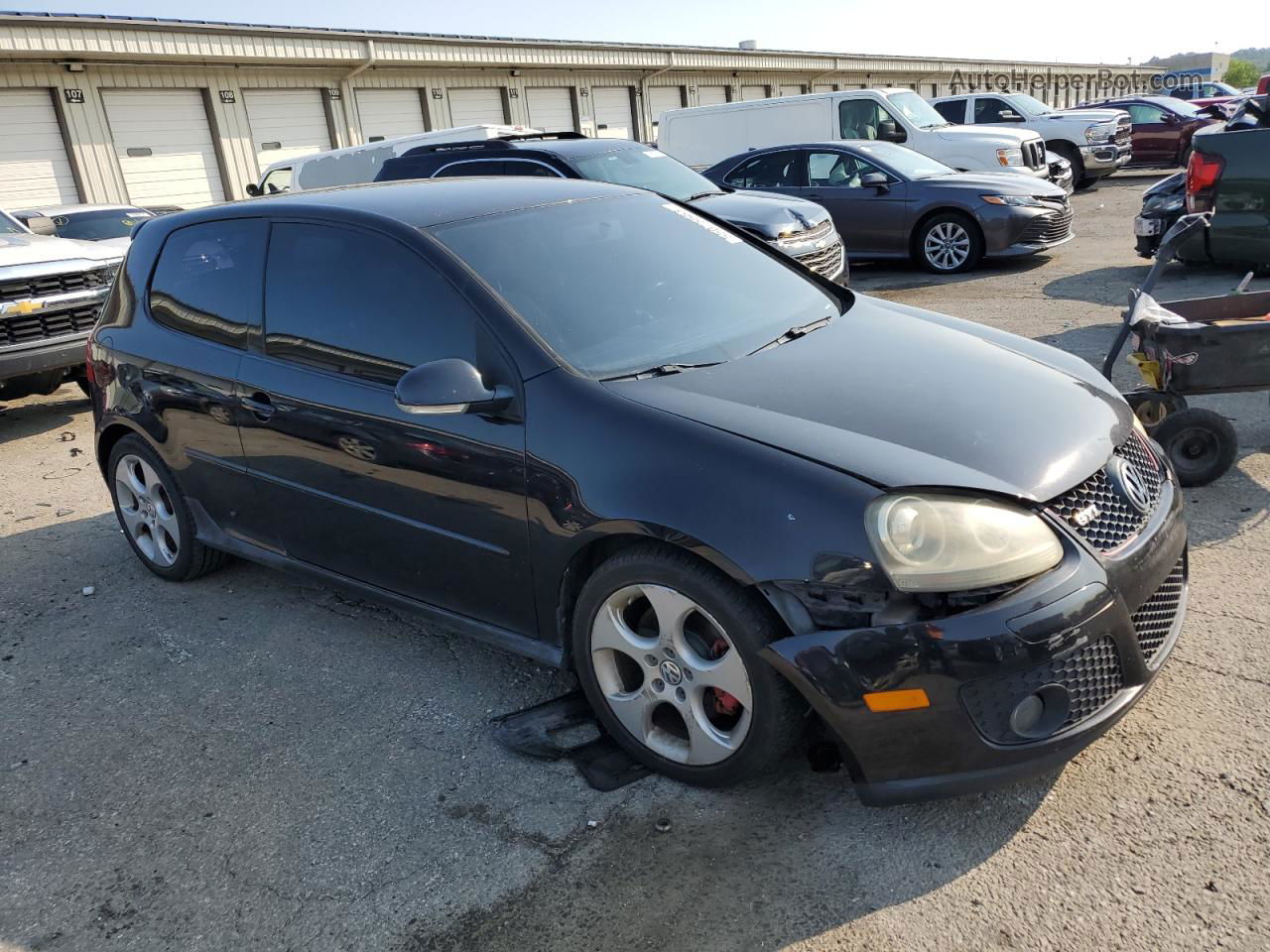 2008 Volkswagen Gti  Black vin: WVWFV71K18W249145