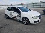 2009 Volkswagen Gti  White vin: WVWFV71K19W127595