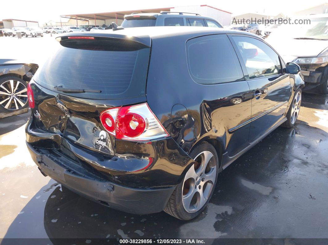 2008 Volkswagen Gti 2-door Black vin: WVWFV71K28W227364