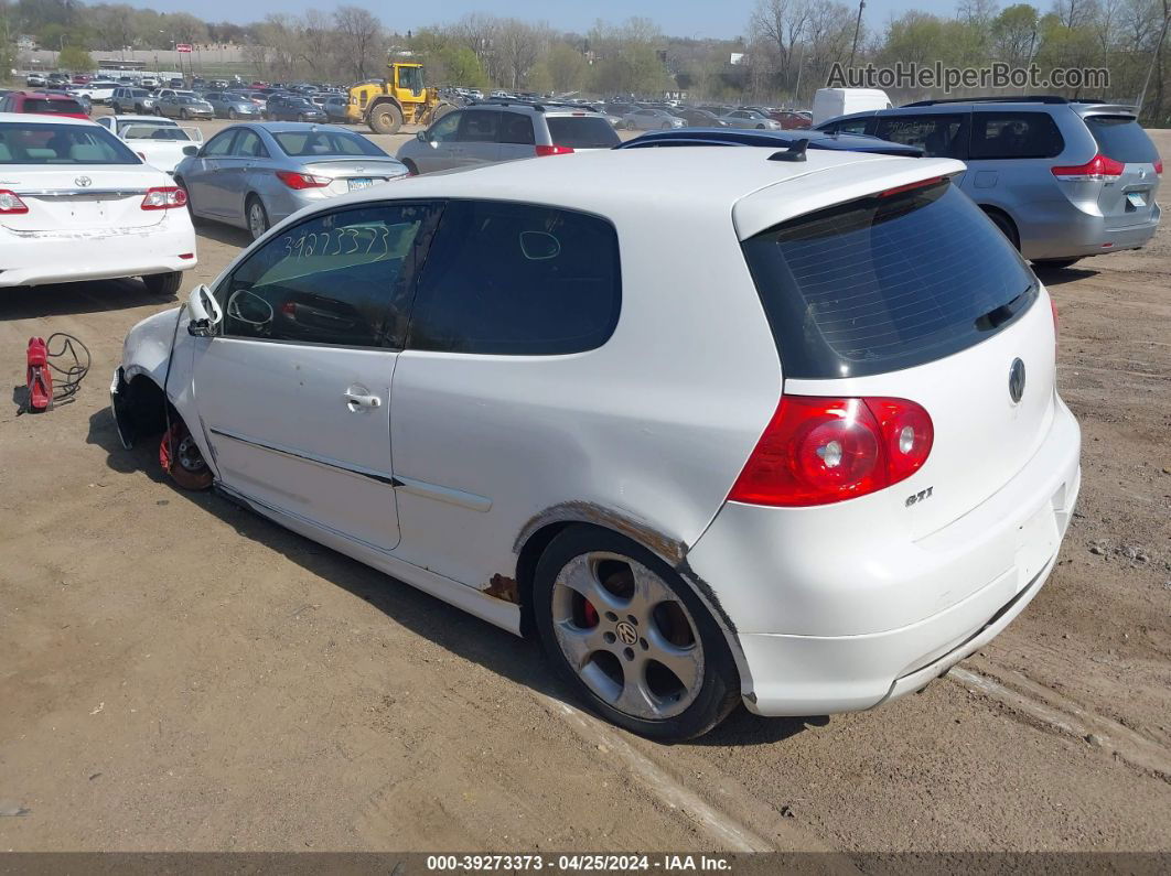 2008 Volkswagen Gti 2-door White vin: WVWFV71K28W307747