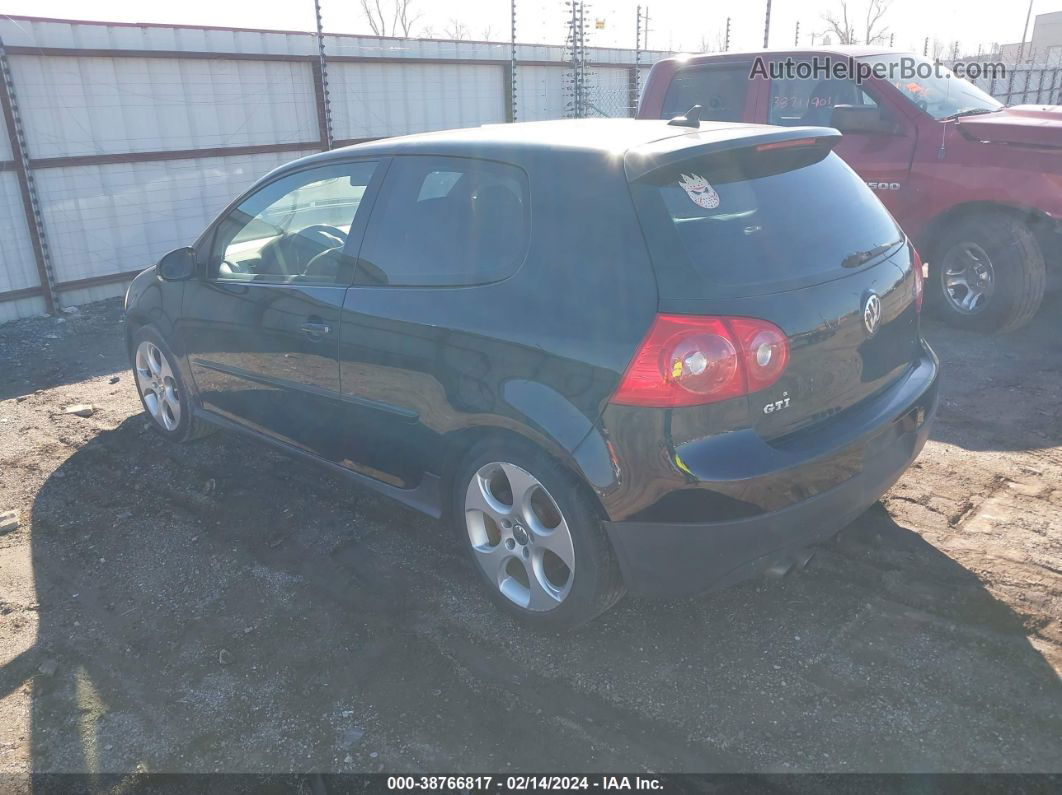 2009 Volkswagen Gti 2-door Black vin: WVWFV71K39W059865