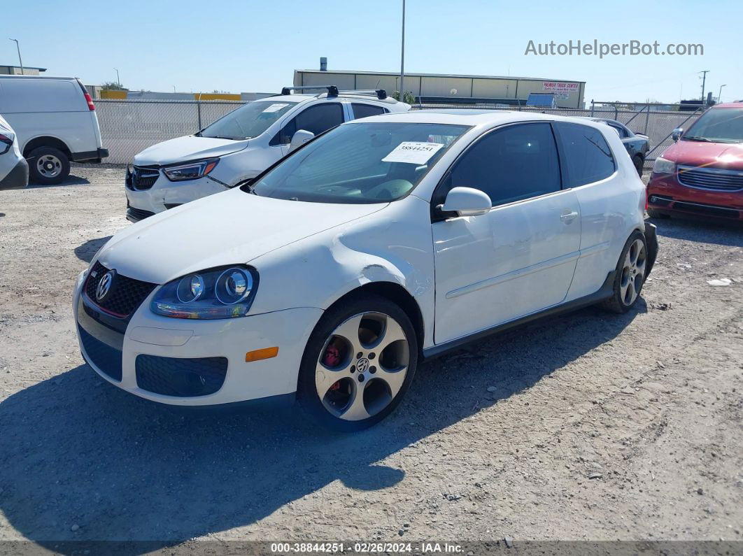 2008 Volkswagen Gti 2-door White vin: WVWFV71K48W319351