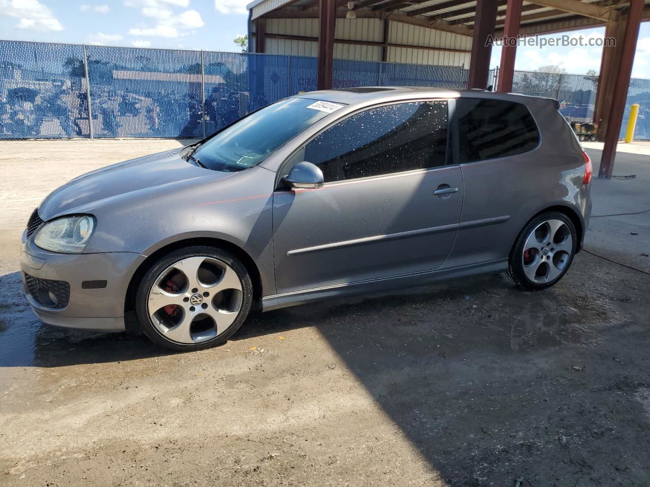 2008 Volkswagen Gti  Gray vin: WVWFV71K58W063396