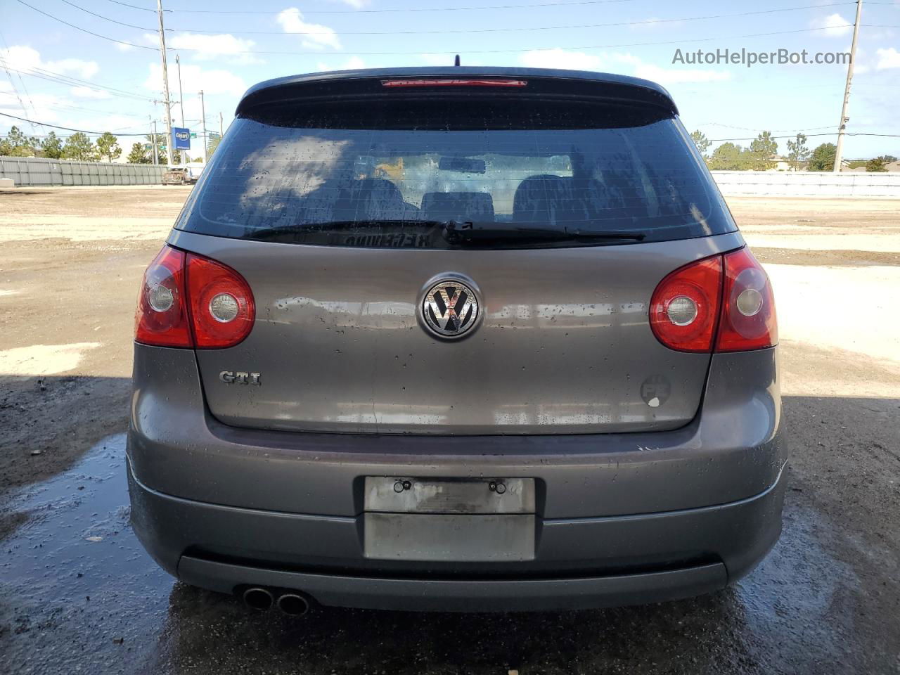 2008 Volkswagen Gti  Gray vin: WVWFV71K58W063396