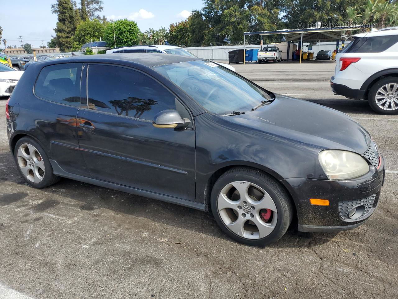 2008 Volkswagen Gti  Black vin: WVWFV71K58W111625