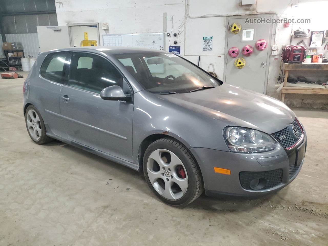 2009 Volkswagen Gti  Gray vin: WVWFV71K59W124604