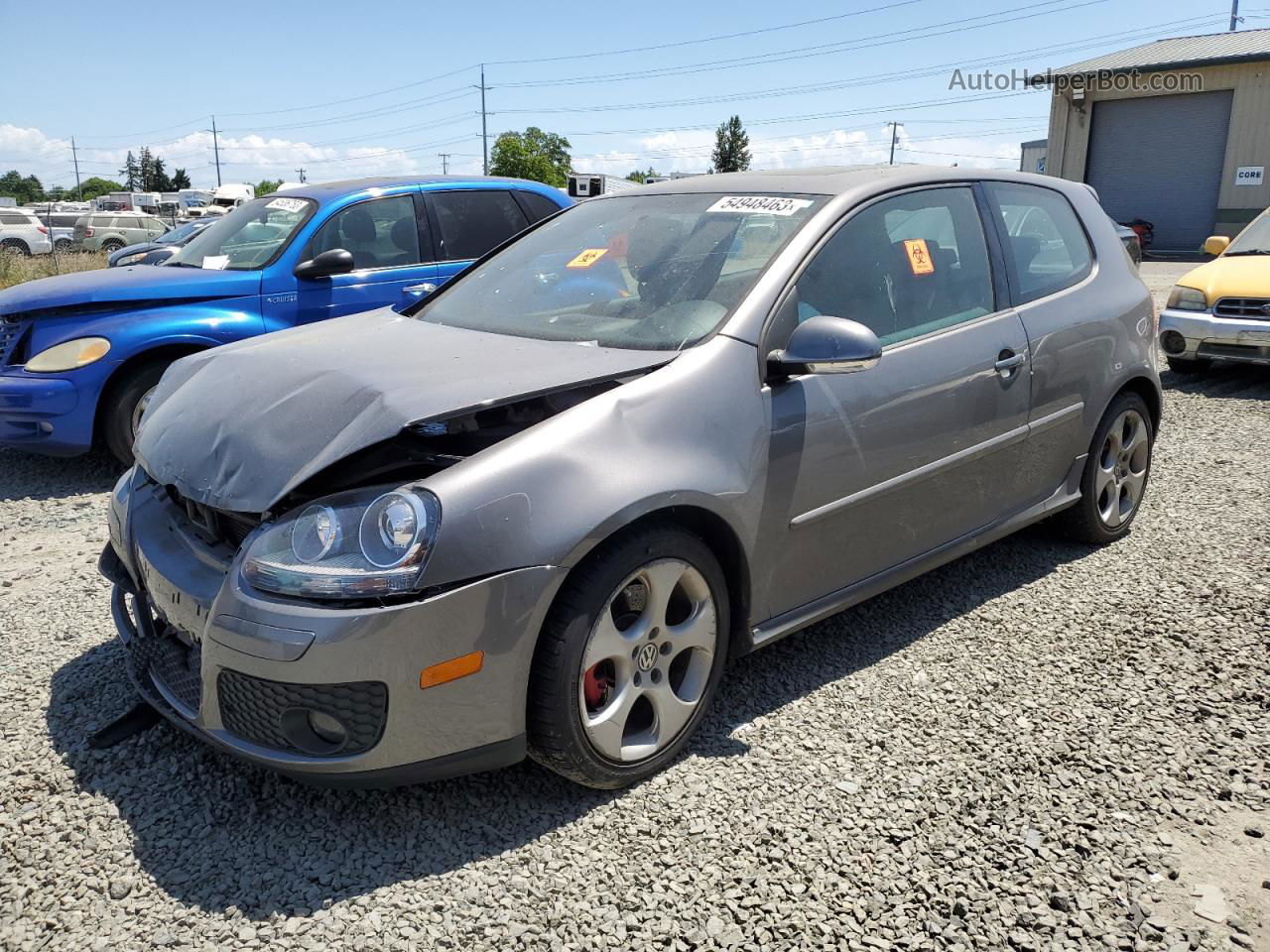 2008 Volkswagen Gti  Серый vin: WVWFV71K68W039642