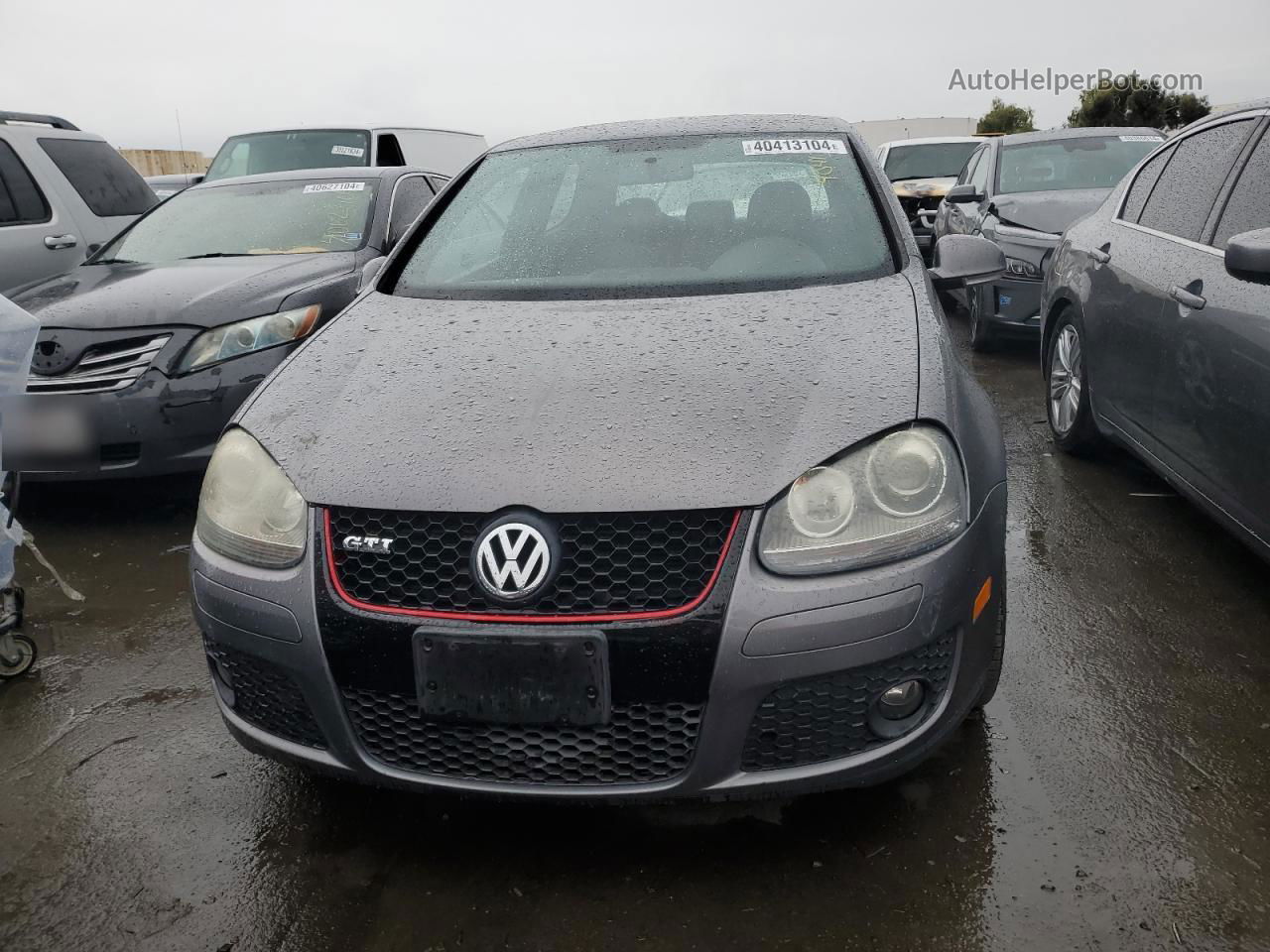 2008 Volkswagen Gti  Gray vin: WVWFV71K68W123234