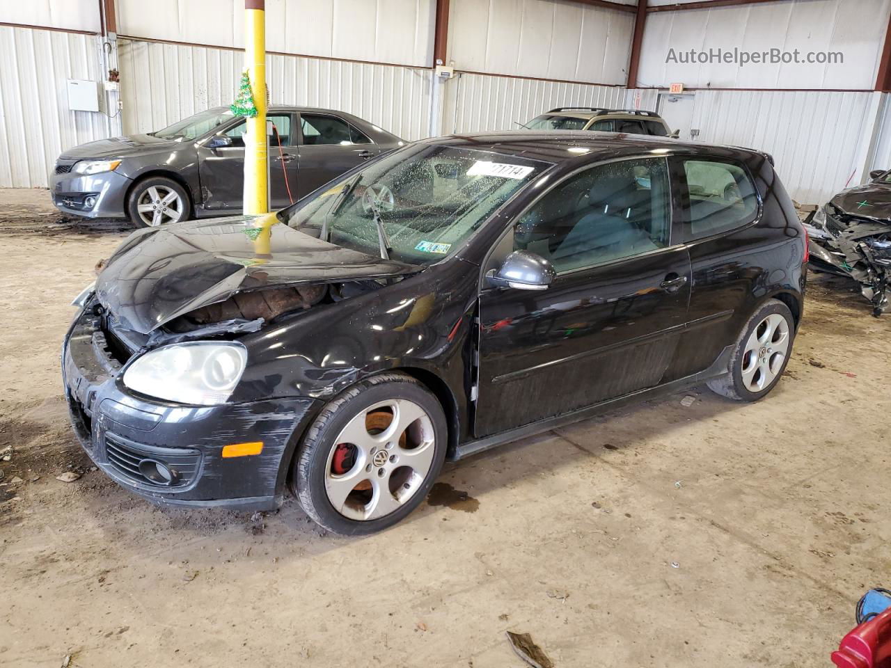 2008 Volkswagen Gti  Черный vin: WVWFV71K68W218358