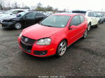 2009 Volkswagen Gti 2-door Красный vin: WVWFV71K69W140892