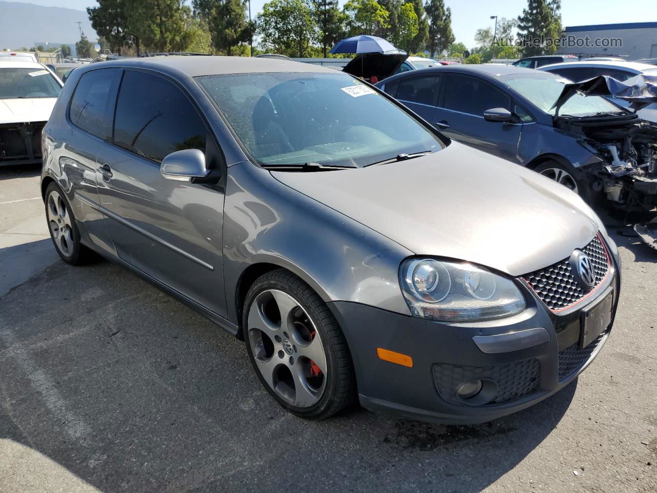 2008 Volkswagen Gti  Gray vin: WVWFV71K78W069037