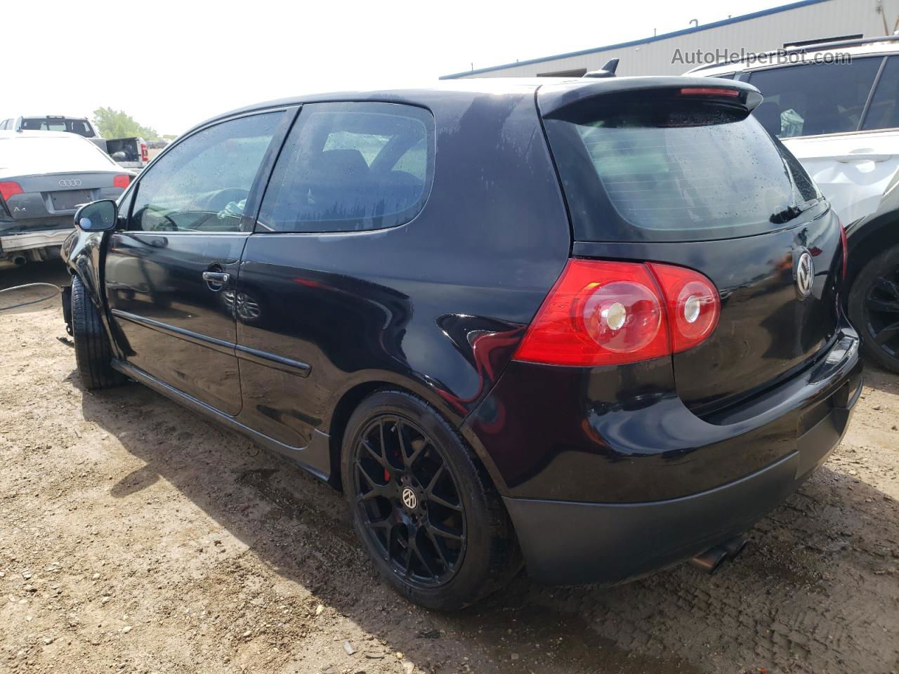 2008 Volkswagen Gti  Black vin: WVWFV71K78W100111