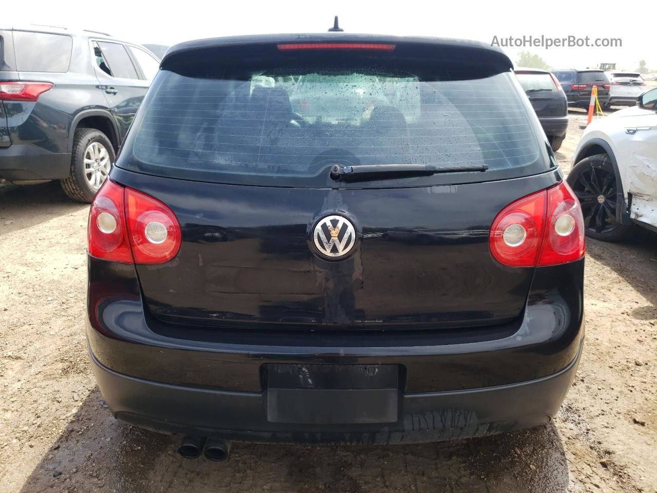 2008 Volkswagen Gti  Black vin: WVWFV71K78W100111