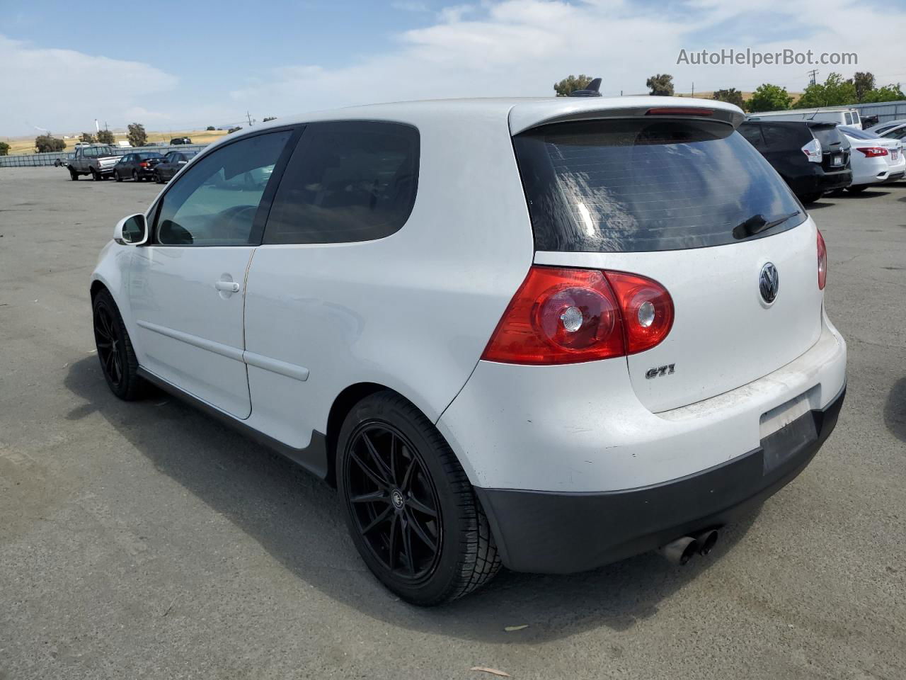 2008 Volkswagen Gti  White vin: WVWFV71K78W188819