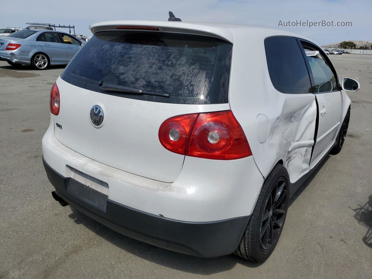 2008 Volkswagen Gti  White vin: WVWFV71K78W188819