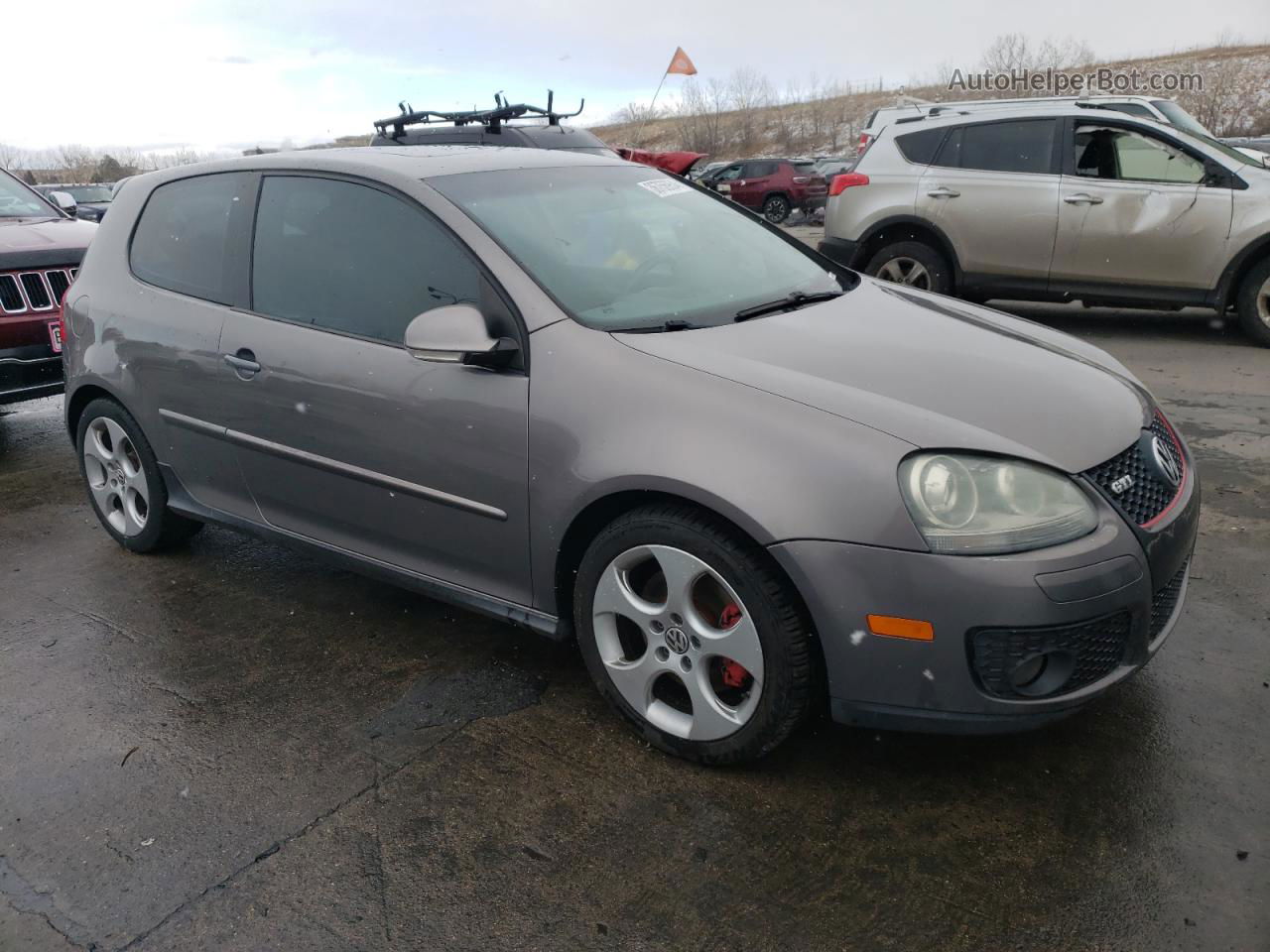 2008 Volkswagen Gti  Gray vin: WVWFV71K78W197682