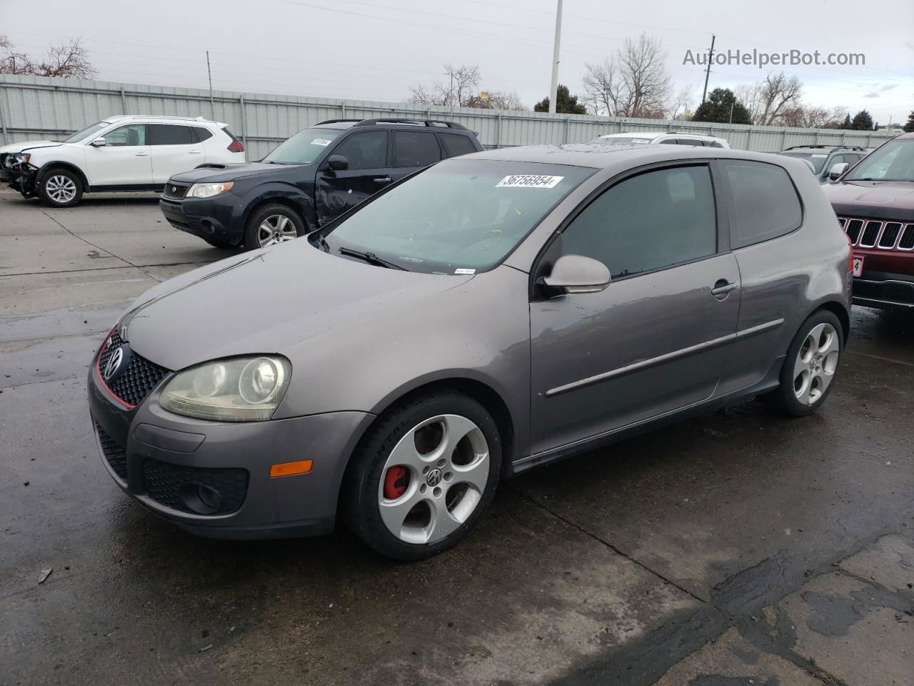 2008 Volkswagen Gti  Gray vin: WVWFV71K78W197682