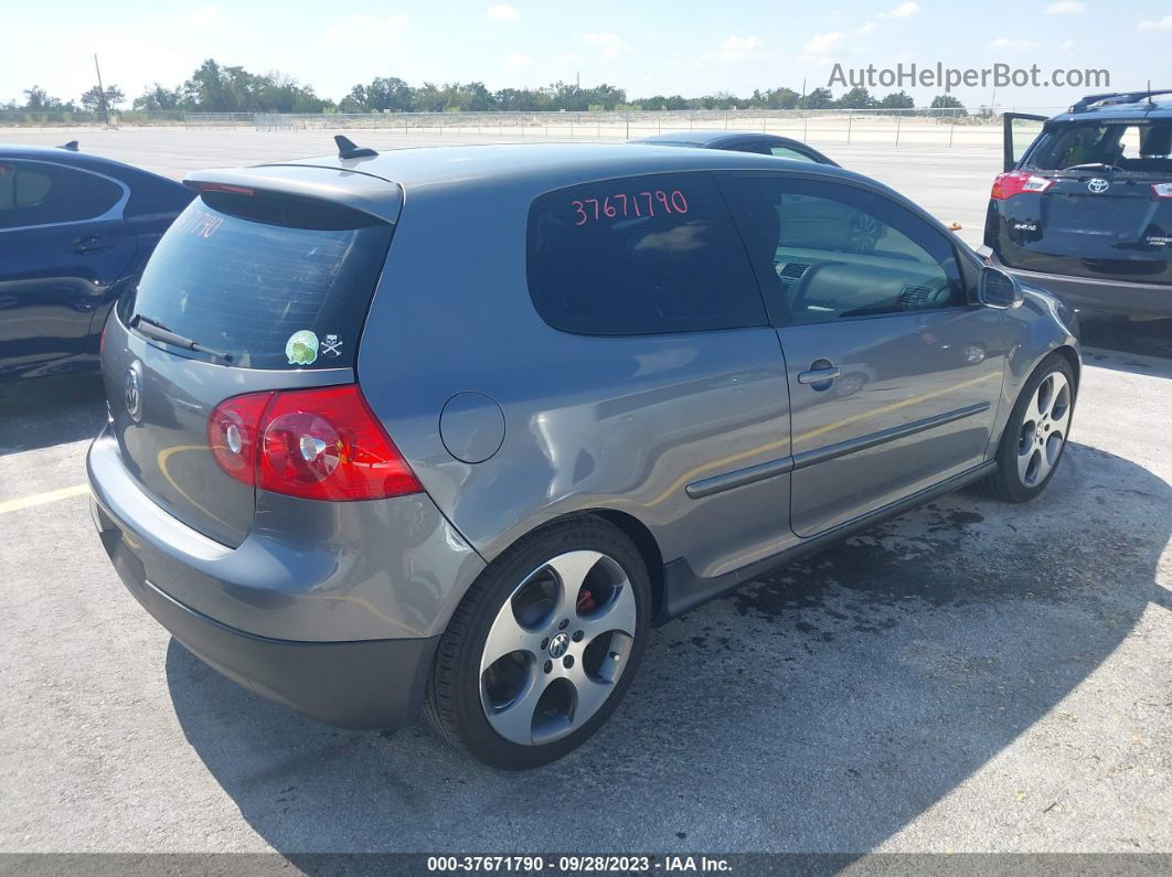 2009 Volkswagen Gti   Gray vin: WVWFV71K79W119761