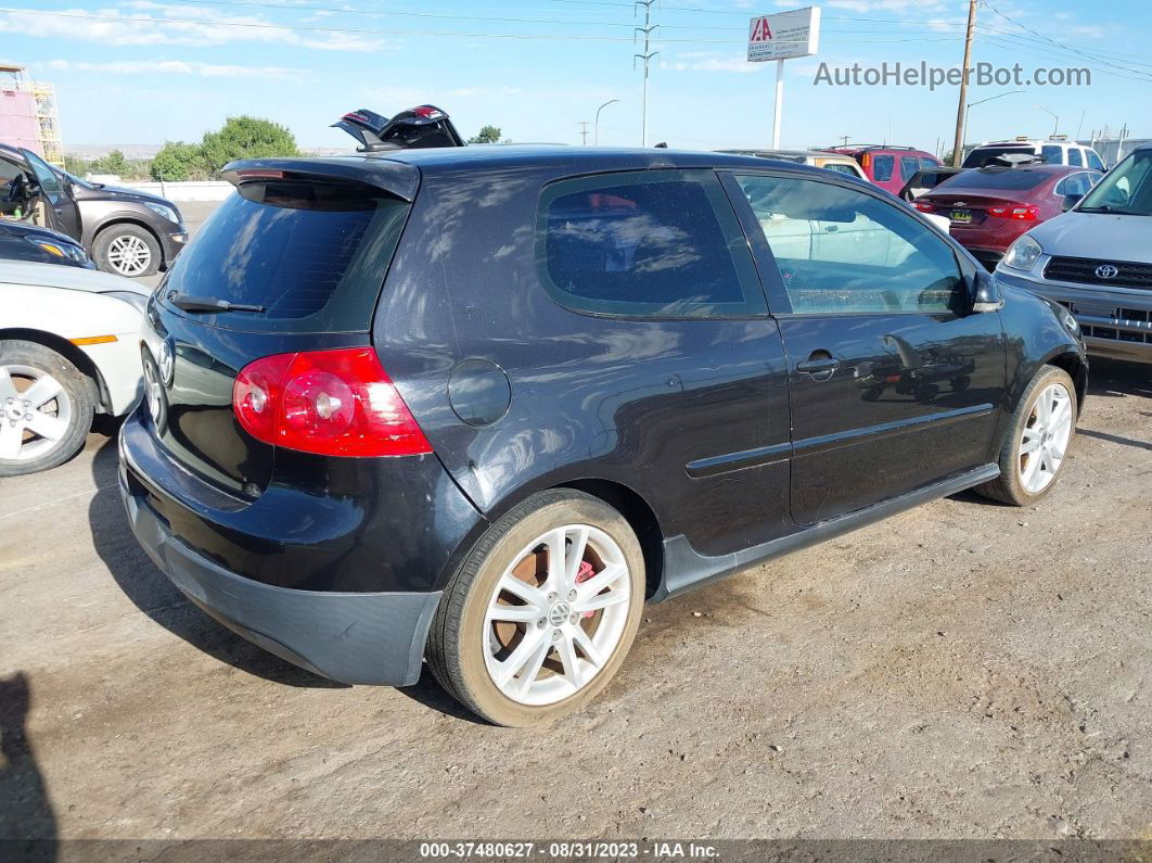 2008 Volkswagen Gti   Black vin: WVWFV71KX8W259026