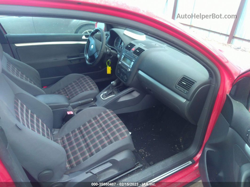 2009 Volkswagen Gti   Red vin: WVWFV71KX9W140099