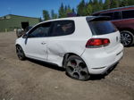 2010 Volkswagen Gti  White vin: WVWFV7AJ1AW233721