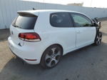 2010 Volkswagen Gti  White vin: WVWFV7AJ2AW249409