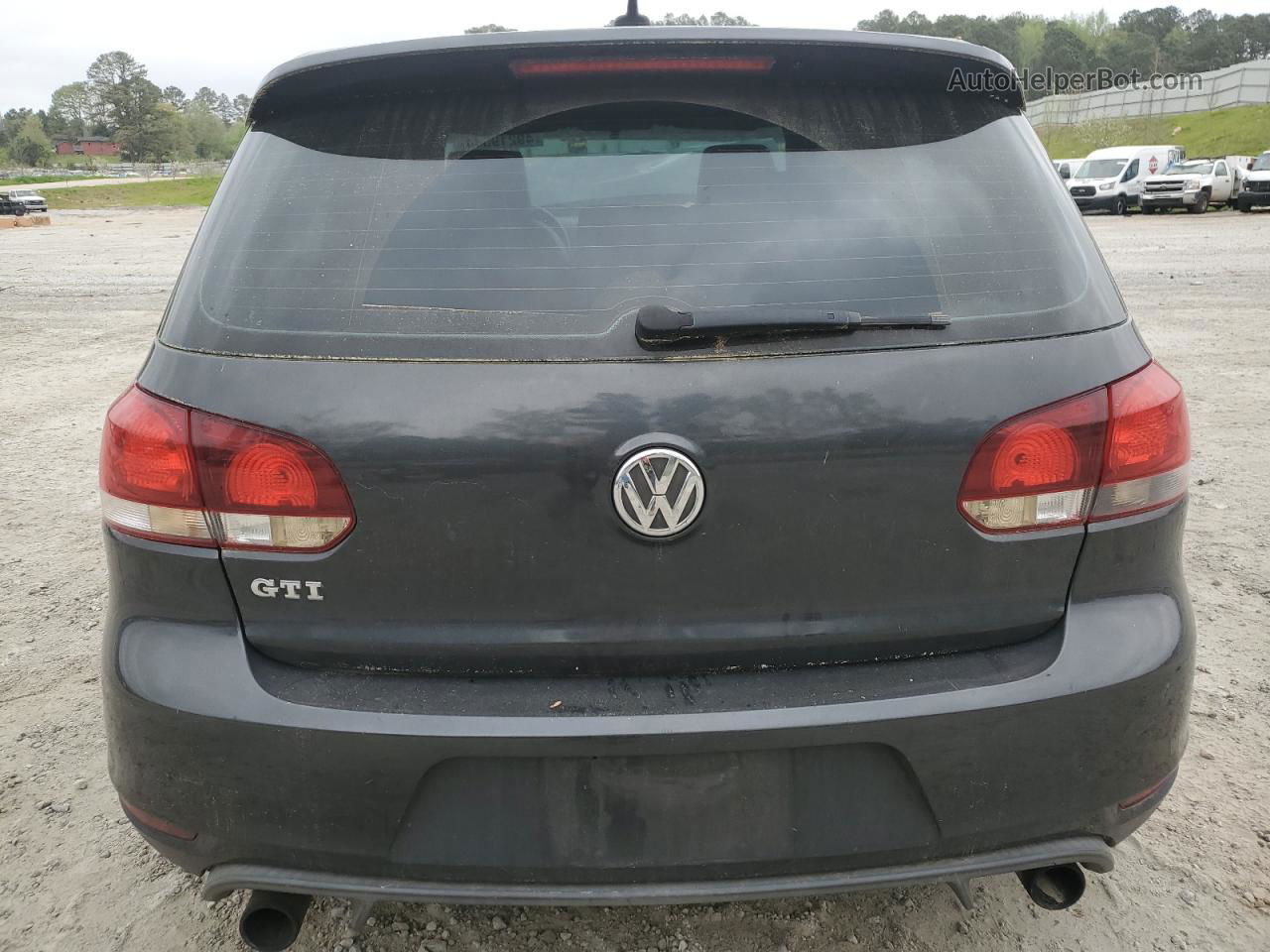 2010 Volkswagen Gti  Черный vin: WVWFV7AJ5AW364697