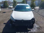 2010 Volkswagen Gti 2-door White vin: WVWFV7AJ6AW198559