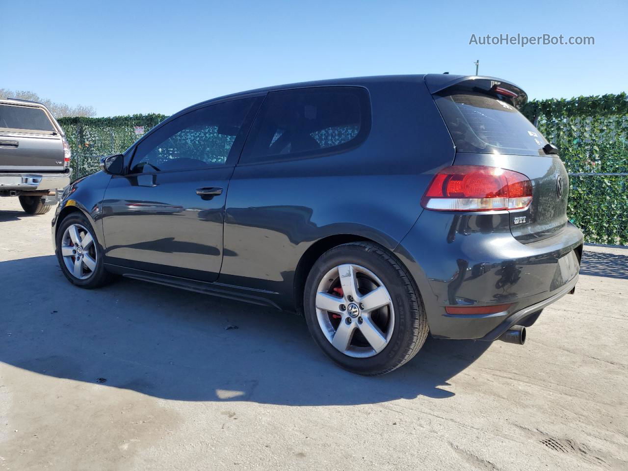 2010 Volkswagen Gti  Black vin: WVWFV7AJ6AW291873