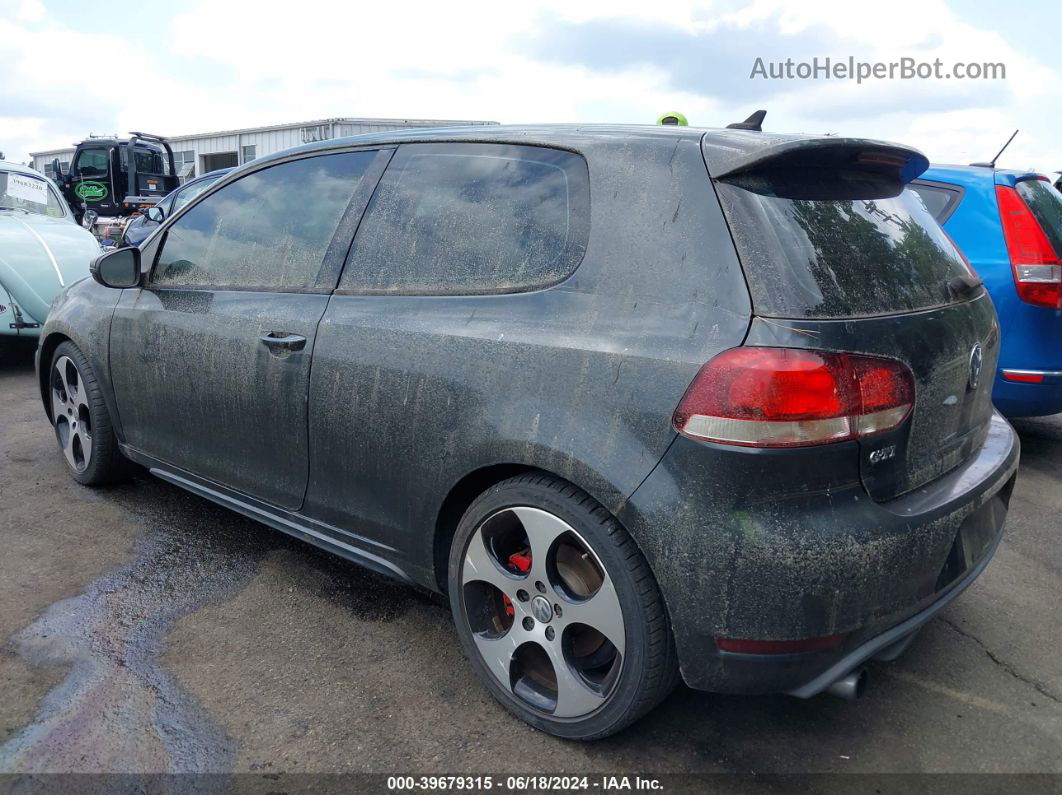 2010 Volkswagen Gti 2-door Gray vin: WVWFV7AJ7AW203767