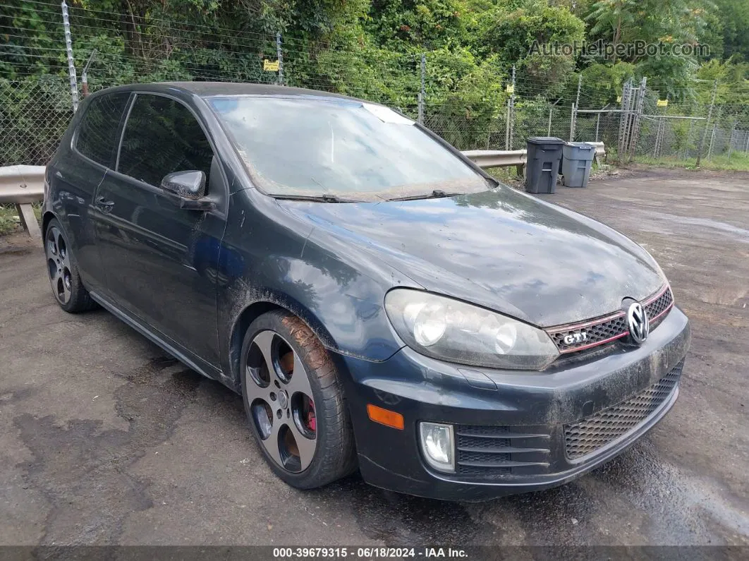 2010 Volkswagen Gti 2-door Gray vin: WVWFV7AJ7AW203767