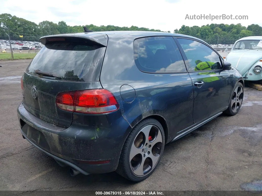 2010 Volkswagen Gti 2-door Gray vin: WVWFV7AJ7AW203767