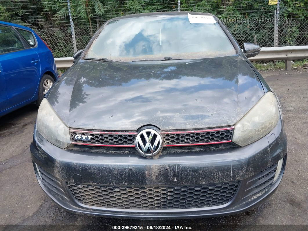 2010 Volkswagen Gti 2-door Gray vin: WVWFV7AJ7AW203767