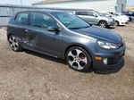 2010 Volkswagen Gti  Gray vin: WVWFV7AJ8AW236664