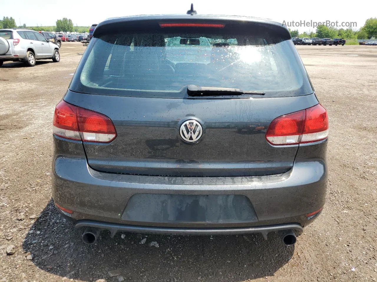 2010 Volkswagen Gti  Gray vin: WVWFV7AJ8AW236664