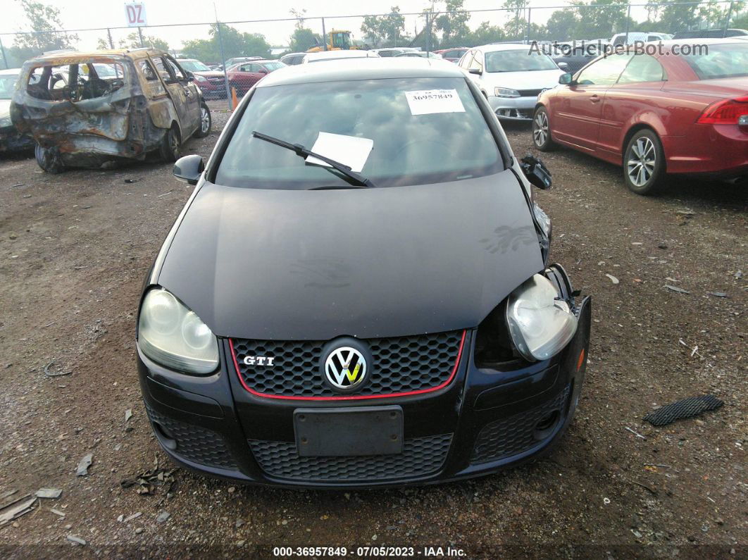 2008 Volkswagen Gti   Black vin: WVWGD71K28W284980