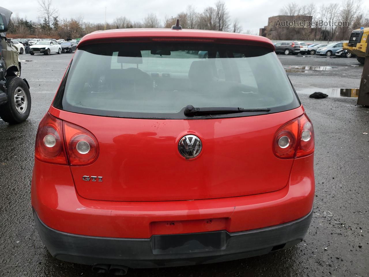 2009 Volkswagen Gti  Red vin: WVWGD71K29W133171