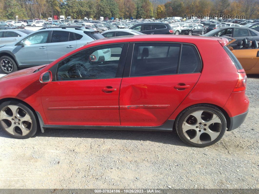 2009 Volkswagen Gti   Red vin: WVWGD71K39W132594