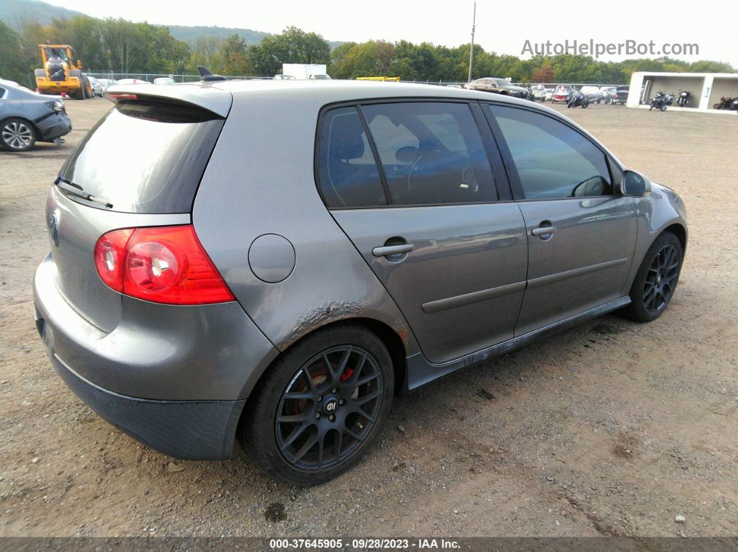 2009 Volkswagen Gti   Gray vin: WVWGD71K69W024714