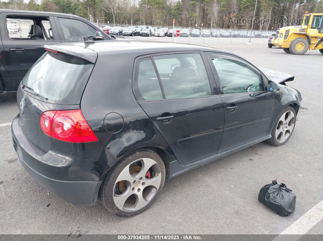 2009 Volkswagen Gti 4-door Black vin: WVWGD71KX9W031147