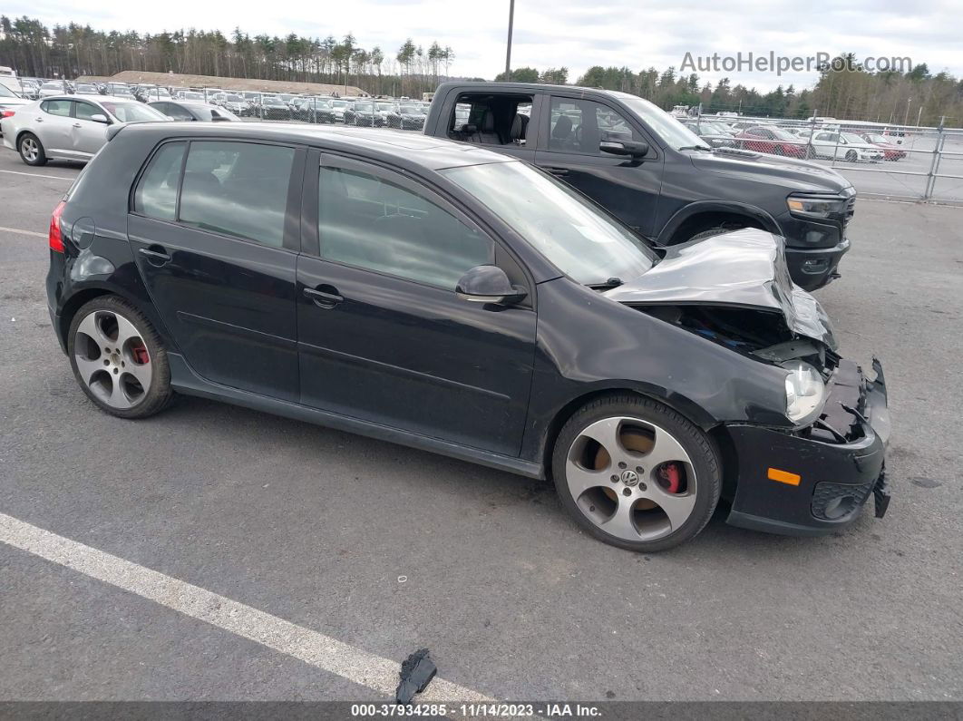 2009 Volkswagen Gti 4-door Black vin: WVWGD71KX9W031147