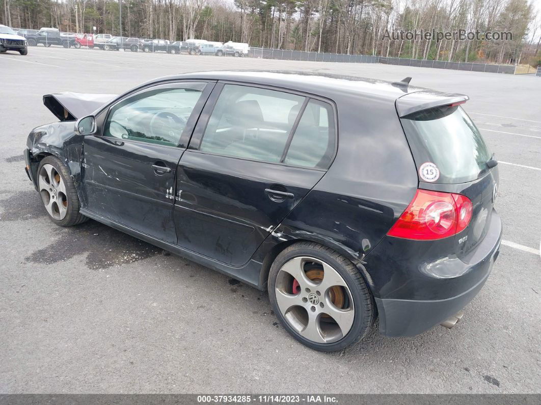 2009 Volkswagen Gti 4-door Black vin: WVWGD71KX9W031147