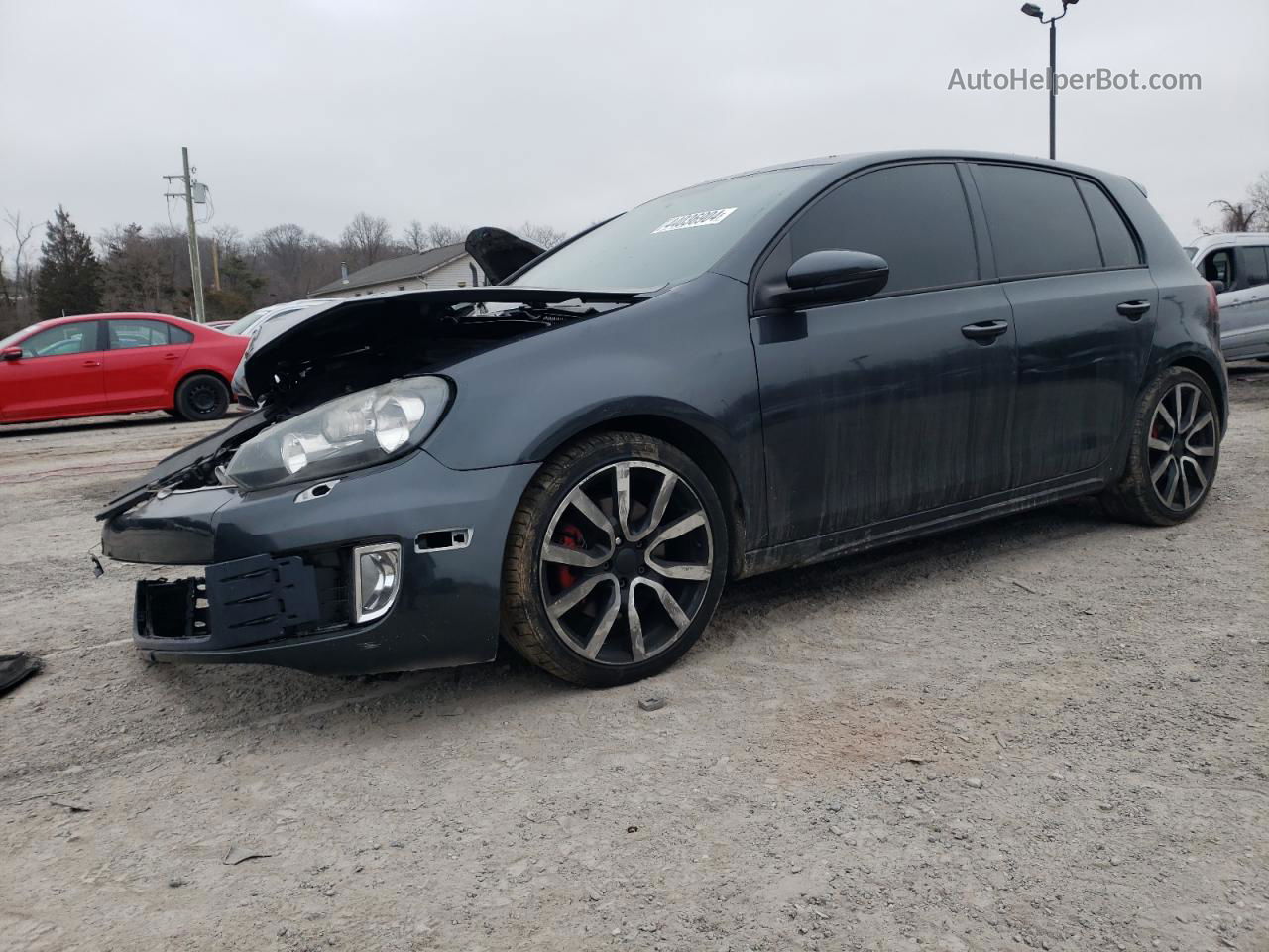 2010 Volkswagen Gti  Charcoal vin: WVWGD7AJ0AW244023