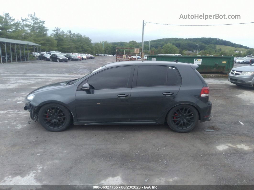 2010 Volkswagen Gti   Gray vin: WVWGD7AJ6AW151152