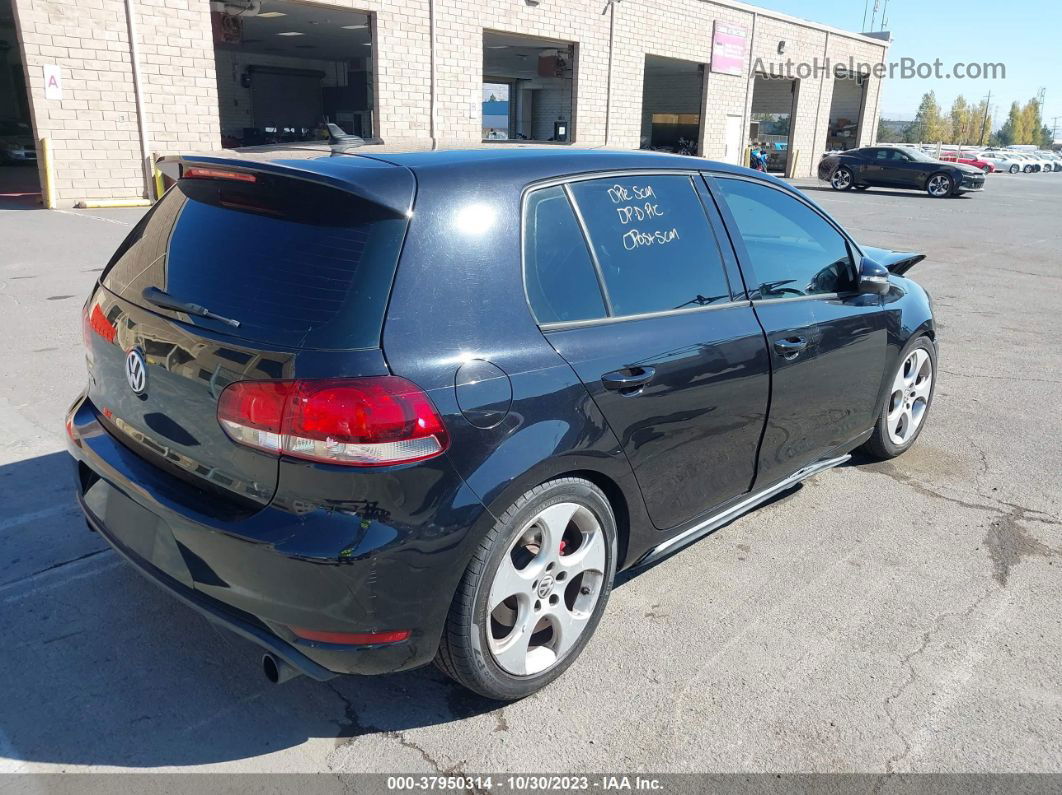 2010 Volkswagen Gti 4-door Black vin: WVWGD7AJ7AW250126