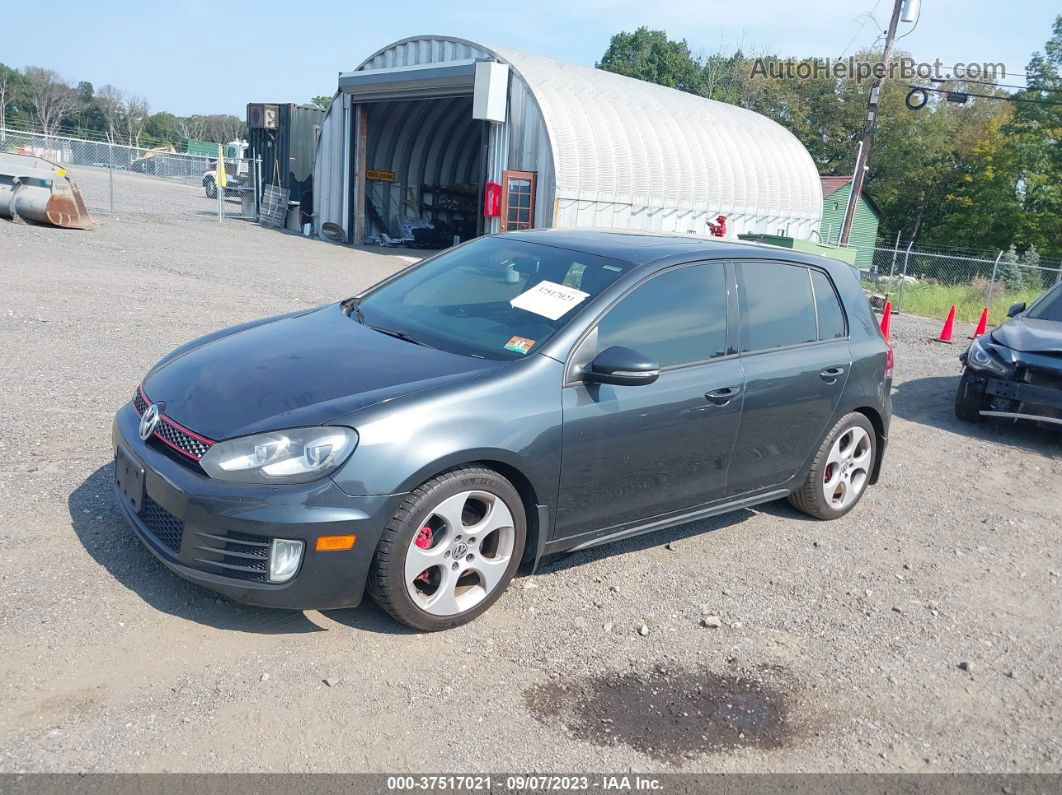 2010 Volkswagen Gti   Gray vin: WVWGD7AJ9AW333427